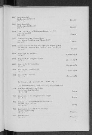 G. Finnisch-Ugrische Philologie
