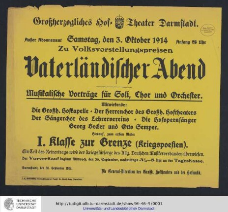 Vaterländischer Abend
