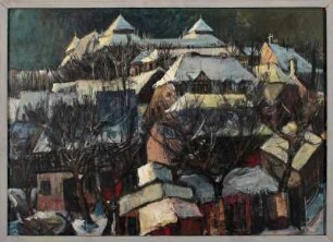 Stadt im Schnee (Augustusburg)