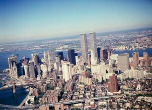 New York, Luftbild : USA, New York. Luftaufnahme