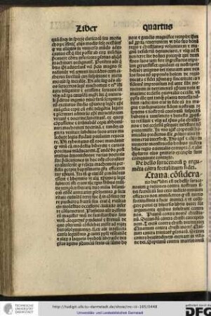 De bello Saracenorum per argumenta contra fortalitium fidei.