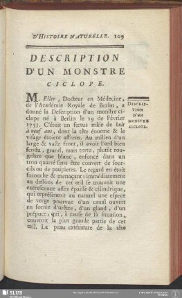 Description D'Un Monstre Ciclope