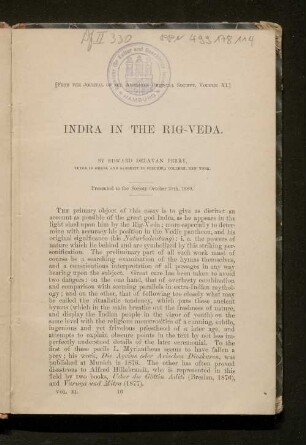 Indra in the Rig-Veda