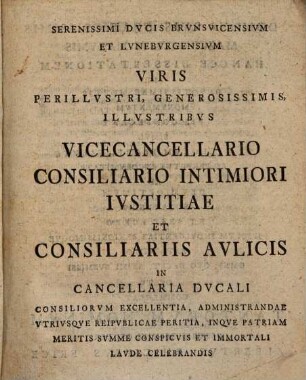 Diss. iuris publ. eccl. de reservato ecclesiastico ex mente pacis Westphalicae