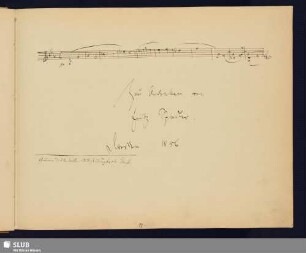 Spindler, Fritz; 1856 [Noten- und Texteintrag]