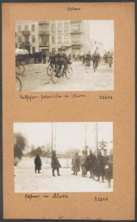 Ostfront (Nachtrag): Radfahrer-Patrouille in Mlawa