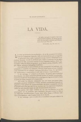La vida