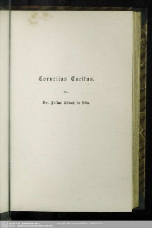 Cornelius Tacitus