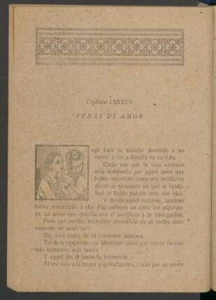Capítulo LXXXVII - Penas de amor