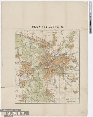 Plan von Leipzig.