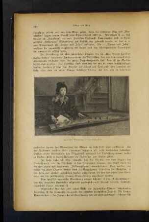 Japanischer Schauspieler in einer Geisha-Rolle