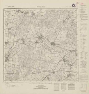 3630 (alte Nr.: 1960) Heiligendorf, Meßtischblatt (4cm - Karte)