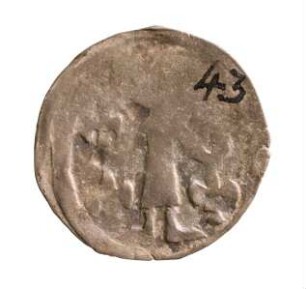 Münze, Pfennig, um 1375 (1373-1415)