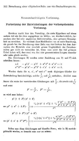 89. Fortsetzung der Entwickelungen der vorhergehenden Vorlesung.