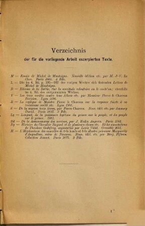 Zur Syntax des französischen Infinitivs im XVI. Jahrhundert