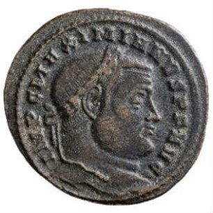 Münze, Follis, 305 n. Chr.