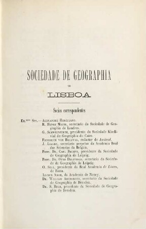 Boletim da Sociedade de Geográfia de Lisboa. [1.] 1876/78