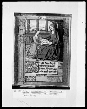 Stundenbuch: Die heilige Anna