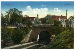 Kamenz. Bahntunnel