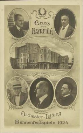 Gruss aus Bayreuth - Orchester-Leitung der Bühnenfestspiele 1924