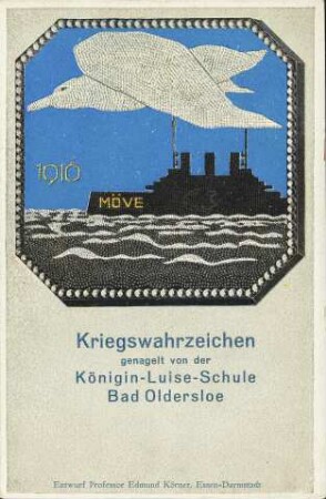 Kriegswahrzeichen genagelt von der Königin-Luise-Schule Bad Oldersloe