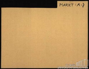 MARKT: Diverses AUSGL.-INTER.