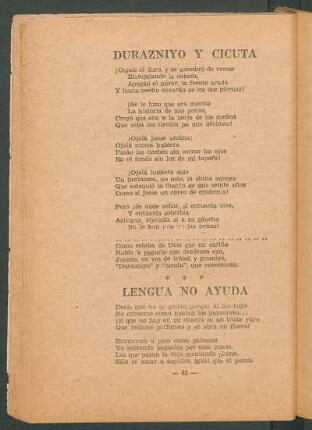 Duraznito y cicuta