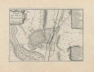 Plan de la Ville de Saverne [= Zabern]