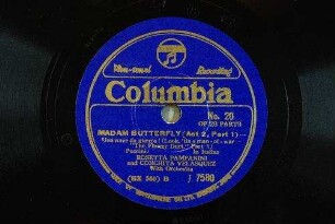 Madam Butterfly (act 2, part 1) : Una nave da guerra! (Look, 'tis a man of war "The flower duet", part 1) / (Puccini)