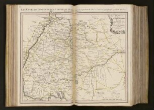 Special Post Karte durch den Schwaebischen Kreis : in welcher die Poststations-Oerter, Strassen und Weiten Geographisch vorgestellt werden