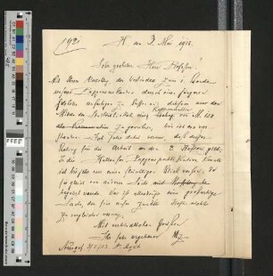 Brief von Prof. Dr. Münzel, Hamburg