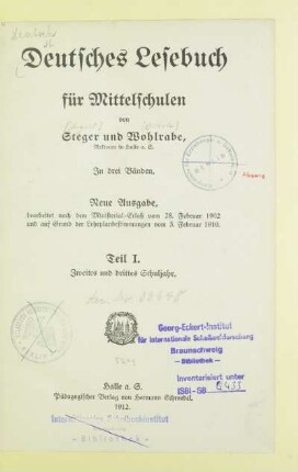 Teil 1: Zweites und drittes Schuljahr
