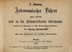 Astronomischer Führer : pro .... 1878