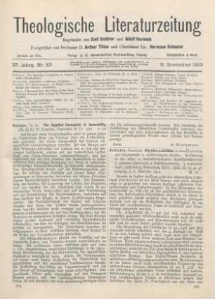 705-706 [Rezension] Reisner, G.A., The Egyptian Conception of Immortality