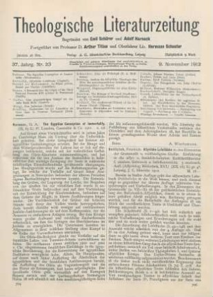 705-706 [Rezension] Reisner, G.A., The Egyptian Conception of Immortality