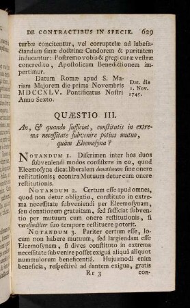 629-656, Quaestio III. - Quaestiunculae