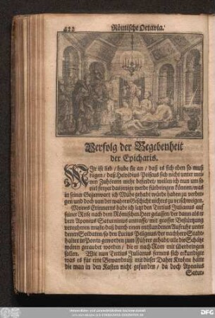 Verfolg der Begenheit der Epicharis.
