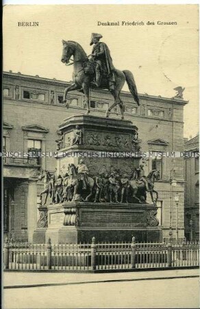 Reiterdenkmal Friedrich des Grossen Unter den Linden
