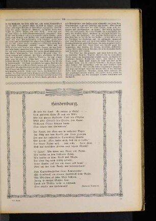 Gedicht: Hindenburg.