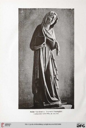 14: Eine trauernde Frauenfigur des Meisters von Eriskirch
