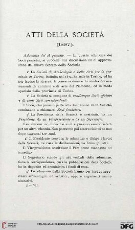 Atti della società: (1897)