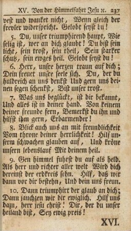 XVI. Vom heiligen Geiste