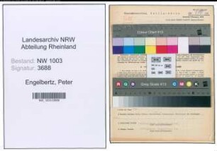 Entnazifizierung Peter Engelbertz , geb. 26.05.1901 (Gastwirt)