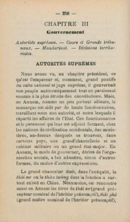 Autorités suprêmes