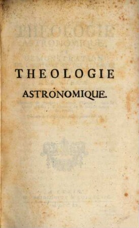 Theologie astronomique