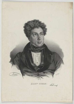 Bildnis des Alexander Dumas