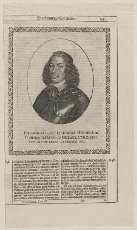 Bildnis des Iohannes Geiss