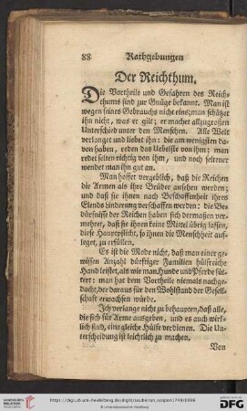 Der Reichthum