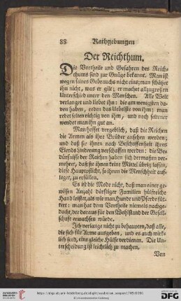 Der Reichthum