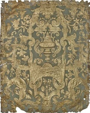 Goldledertapete, ornamentales Motiv Nr. 13